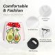 thumbnail image 4 of Balery Avocado Lovers Wearing Umbrella Pantalones cortos deportivos para mujer con forro y dos bolsillos, elásticos, para entrenamiento, gimnasio, yoga-XX-Large, 4 of 7