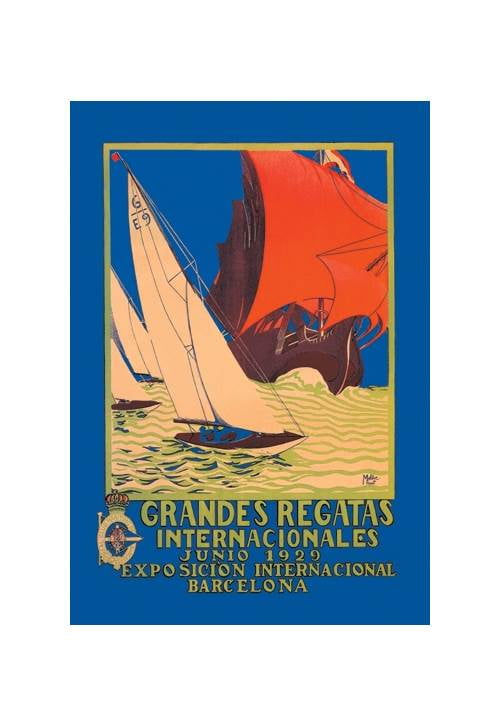 20x30 Exposition Internacional Barcelona 1929" Vintage Style Travel Poster 