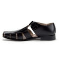 thumbnail image 2 of J'aime Aldo Men's 44390 Vented Closed Toe Dress Fisherman Sandals Shoes, Black, 13, 2 of 4