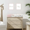 thumbnail image 2 of Sweet Jojo Designs Butterfly Pink and Taupe Changing Pad Cover, 2 of 6