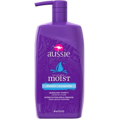 Aussie Mega Moist Shampoo, 29.2 Oz