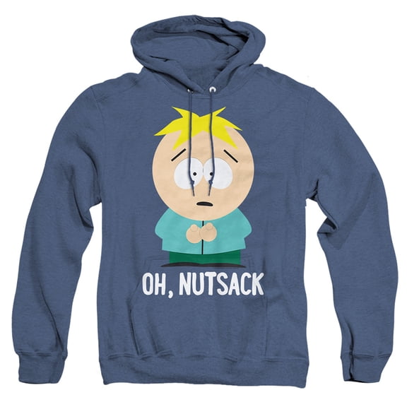 South Park Oh Nutsack Unisex Adult Pull-Over Heather Hoodie,Oh Nutsack, Medium