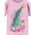 thumbnail image 3 of Dr. Seuss' Cindy Lou Who Girls Graphic Crewneck Short Sleeve T-Shirt, Sizes 4-16, 3 of 4