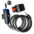 thumbnail image 1 of Bangcool Bike Lock Self Coiling Secure Heavy Duty Bicycle Lock Bike Cable Lock with Keys, 1 of 10