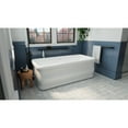thumbnail image 5 of Dreamline BT17X3267C00 Crest 67" Free Standing Acrylic Soaking Tub - White, 5 of 6