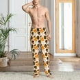 thumbnail image 2 of Sikiie Autumn Woodland Characters Pajama Pants Men, PJ Bottoms, Sleep & Lounge Pants-X-Large, 2 of 6