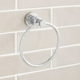 thumbnail image 3 of Signature Hardware 447228 Greyfield Polished Nickel Wall Mount Single Towel Ring, 3 of 4