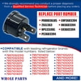 thumbnail image 3 of Whole Parts Refrigerator Compressor Overload Protector Part # 6750CL0001D - Replacement & Compatible With Some LG and Kenmore Refrigerators, 3 of 7