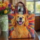 thumbnail image 5 of Uuiauoio Canvas Tote Bag Large Capacity Shoulder Bag for Women Fashion Printed Beach Shopping Work Travel Daily Use Gift Idea, 5 of 6