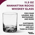 thumbnail image 3 of Manhattan Rocks Whiskey Glass 1.75 oz. Set of 12, Bulk Pack - Perfect for Scotch, Bourbon, Whiskey, Cocktail - Clear, 3 of 5