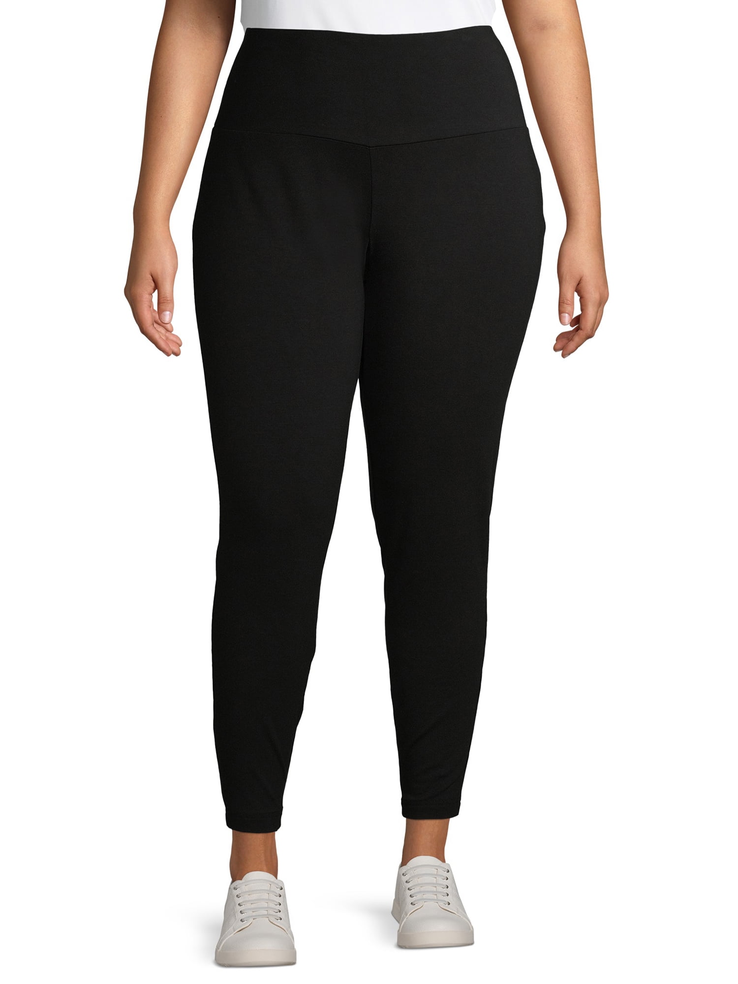 Terra & Sky Women's Plus Size High Waist Leggings