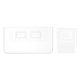 thumbnail image 1 of 2 piezas Cajas de almacenamiento montadas en la pared Cajas de cajas de cepillos de maquillaje (transparente), 1 of 5