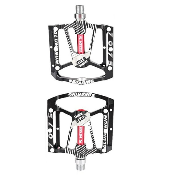 Greeniant Modificación de Pedal de bicicleta, accesorios de actualización de estribo de bicicletas universales, pedales de rodamiento, componente Ciclismo Negro Greeniant OD027524-01