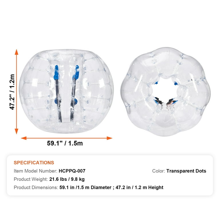KFFKFF Air-Filled Collision Sphere Single Pack, 5FT/1.5M