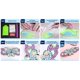 thumbnail image 5 of Cuadros Decorativos 3 uds. Pinzas para el pelo de mariposapasadores de diamantes de imitación DIYhorquillas con lazo para mujer Ehuebsd embutido en tela, 5 of 7