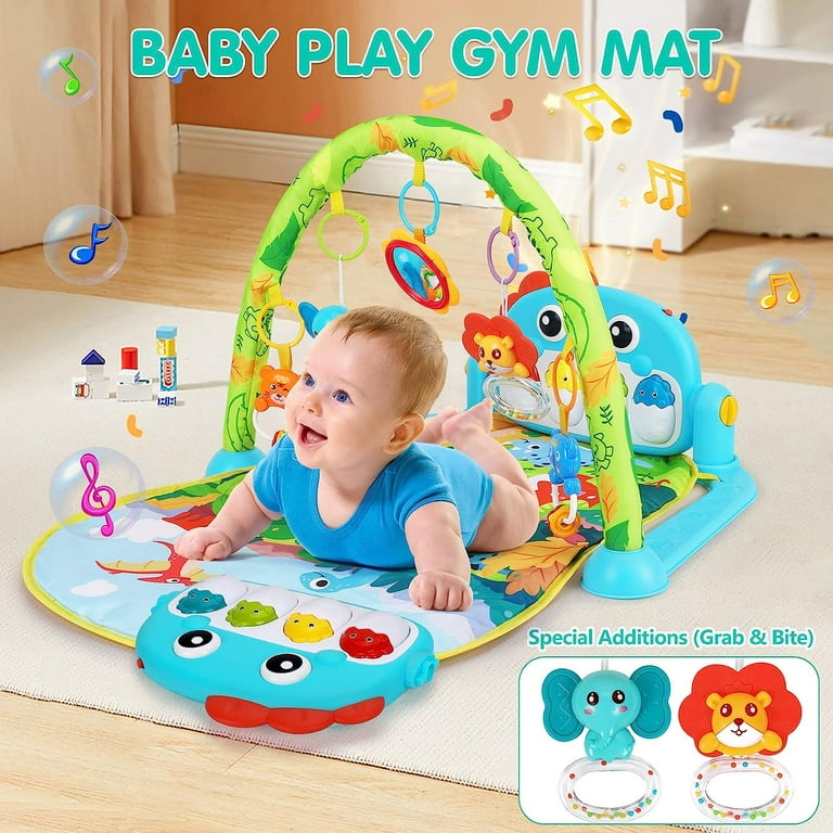 Baby Play Mat Tummy Time Mat Toys for Baby 0 6 Months Newborn Sensory Toy for Boys Girls 6 12 Months Toys Playmat Toys for Babies 0 3 6 9 Months