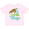 thumbnail image 3 of Inktastic Earth Day Sea Turtle and Hearts Boys or Girls Toddler T-Shirt, 3 of 5