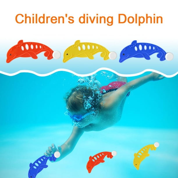 3 uds juguetes de lanzamiento de piscina divertidos juguetes de juego de buceo para niños de entrenamiento subacuático
