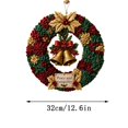 thumbnail image 4 of Clearance! Christmas 3D Fabric Poke Wreath DIY Kit for Adults & Beginners , Holiday Gift for Home Hanging Decor (Bell), 4 of 7