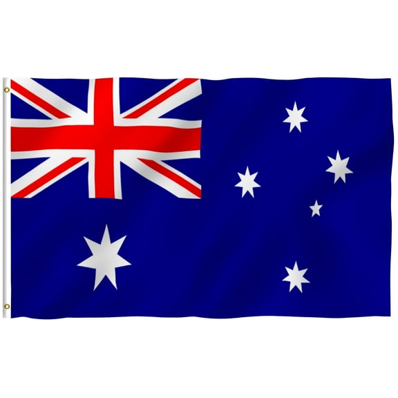 Anley Fly Breeze 3x5 Foot Australia Flag - Australian National Flags Polyester with Brass Grommets