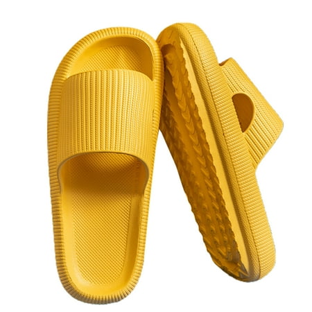 

Platform Flat Shoes Non-slip For Outdoor Quick Drying Bathroom Shower Slippers Fashion Lovers Summer Soft Slippers Khaki 38/39
