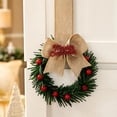 thumbnail image 4 of Qwtwty Christmas Wreath for Front Door, Winter Artificial Wreath Hanging Ornament for Xmas Wall Window Fireplace Decor, Christmas Decorations, 4 of 7