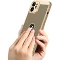 thumbnail image 5 of Heat Dissipation iPhone 11 Case (Gold) Breathable Cooling Hollow Cellular Hole Full Camera Lens Protection Ultra Slim Cover, 5 of 6