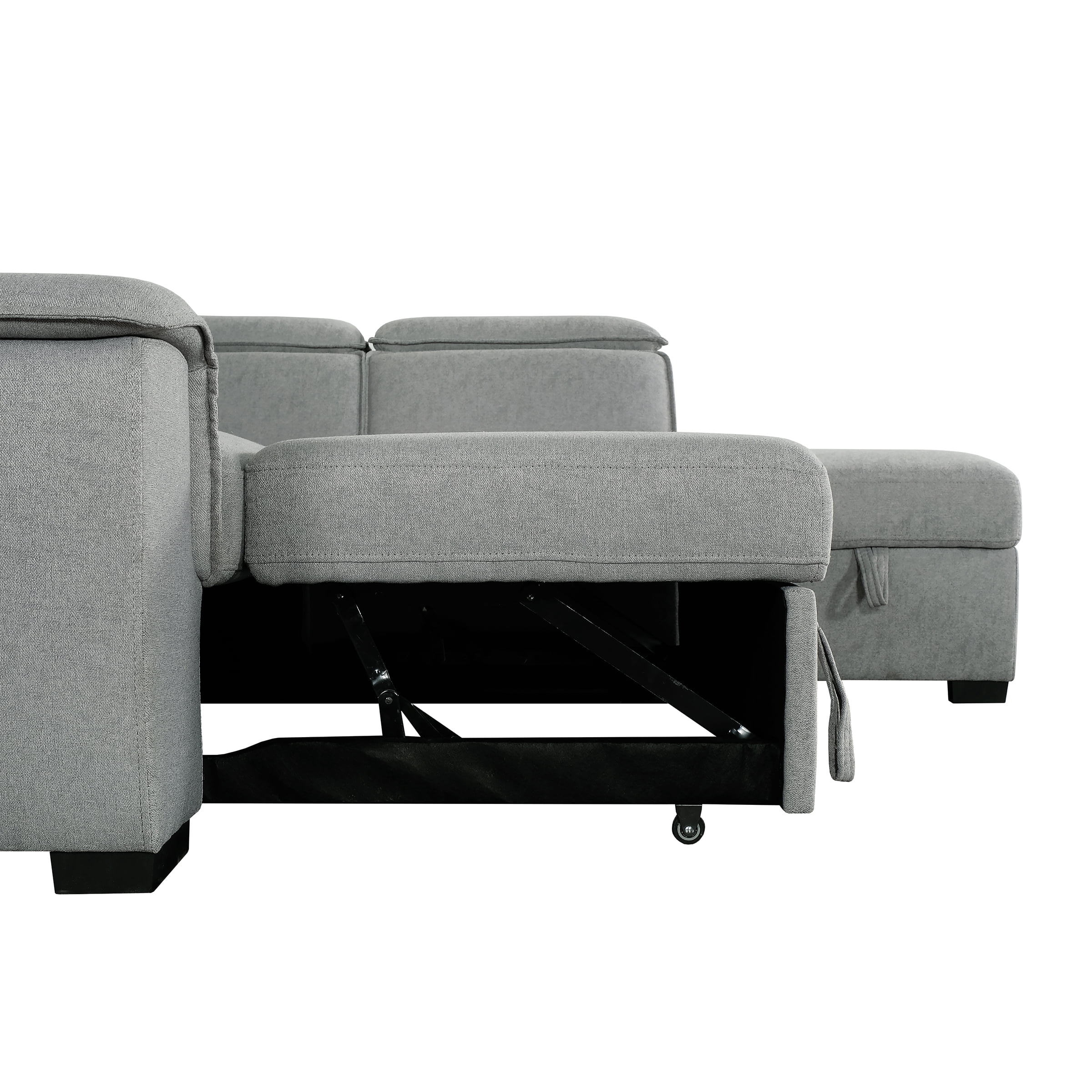 Puff-Cama Chaise Longue de LAH-62N1-PO/Ottoman Gray – Office Top