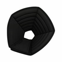 BESTSKY Dog Cone,Eva Material Dog Neck Collar,Promotes Recovery Dog Cone Collar,Black,S