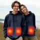 thumbnail image 1 of Manta, manta para sofá, sudadera con capucha térmica de moda, batería de larga duración, batería de alta capacidad, calefacción ergonómica, sudadera con capucha, 1 of 7