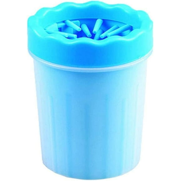 Dog Paw Ckeaner, Paw Cleaner For Dogs, Puppy Paw Cleaner Cup, Foot Cleaner Dog,dog Paw Cleaner For Small/medium Breed,blue
