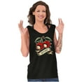 thumbnail image 3 of Retro Betty Boop Cherry Dice Tattoo Tank Top Tee Shirt Women Brisco Brands S, 3 of 5