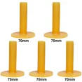 thumbnail image 1 of 5Pcs/set Rubber Golf Tee Training Practice Ox Tendon Tee Golf Ball Holders 70mm-5pcs, 1 of 6