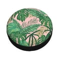 thumbnail image 3 of XMXY Tropical Greens Leaves Design Spare Tire Cover, Universal Waterproof Cover for Jeep RV Tire Wheel Protection, 14 inch, 3 of 8