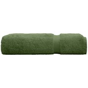 Luxury Hotel & Spa Quality, Quick Dry 100% Turkish Cotton 700 GSM, Eco Friendly Towel, for Bathroom Oversize Dobby Border Bath Towels 35 X 70 (Bath Sheet Single Towel Set of 1, Moss )