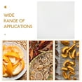 thumbnail image 3 of HEATSHAKING 6pcs Silicone Steamer Mesh Mat White Nonstick Surface Dehydrator Sheets for Cooking Enthusiasts, 3 of 6