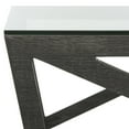 thumbnail image 6 of SAFAVIEH Ralston Mid-Century Glass Top Coffee Table Dark Grey, 6 of 7