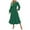 Green, variant on felwors Women's Fall Long Sleeve Maxi Dresses 2025 Crew Neck Swiss Dot Tiered Flowy A Line Casual Boho Party Dress Beige, L