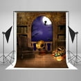 thumbnail image 1 of YUSDECOR 5x7ft Happy Halloween Photography Backdrops Valuable Room Crow Witch Photo Booth Props, 1 of 3