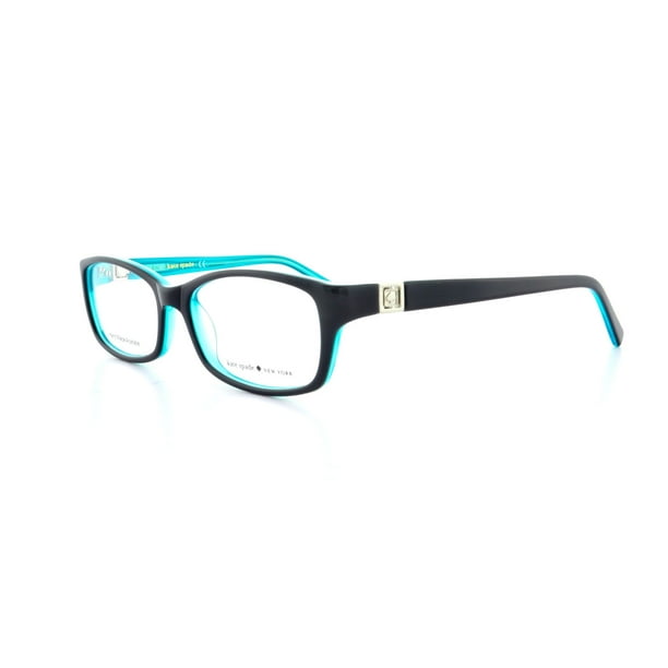 KATE SPADE Eyeglasses REGINE 0DH4 Black Aqua 52MM 