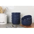 thumbnail image 3 of 10 Strawberry Street Double Line 6.25"/24 oz Round Cereal Bowl, Set of 6, Cobalt Blue, 3 of 5