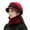 Wine Red, variant on Limei Great Women Hat Scarf Thermal   for Home   Lightweight