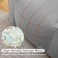 thumbnail image 2 of Single Bean Bag Chair with Armrests Cozy Fluffy Teddy Fleece Lazy Floor Sofa Chair Bean Bag Fluffy Lazy Sofa Tufted Bean Bag Couch for Living Room, Bedroom & Dorm, 2 of 9