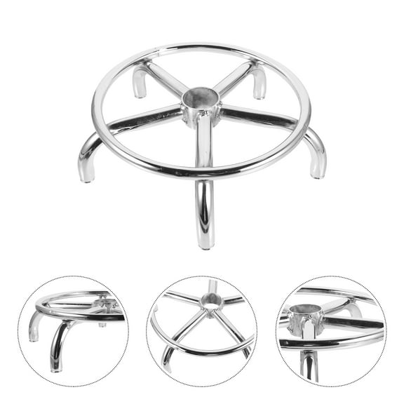 UPOUART Swivel Chair Base Replacement 1 Piece Aluminum Alloy 13.8x13.8 Inch Round Support for Office and Home Chairs
