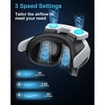 thumbnail image 4 of Cooling Fan Facial Interface For Meta Quest 3 Accessories - Adjustable 3-Speed Powerful Air Circulation System, PU Leather Face Pad For Oculus Quest 3, Helps Relieve Lens Fogging, 4 of 7