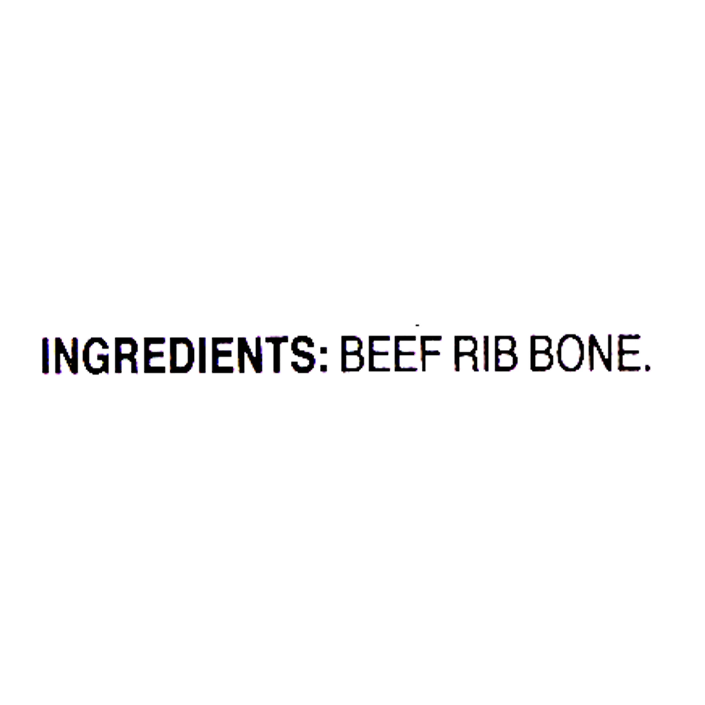 Ol' Roy Natural Beef Dry Rib Bone Chew for Dogs, 1 Count