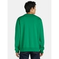 thumbnail image 4 of Dr. Seuss Men's & Big Men's The Grinch Smiley Graphic Sweatshirt, Sizes XS-3XL, 4 of 7