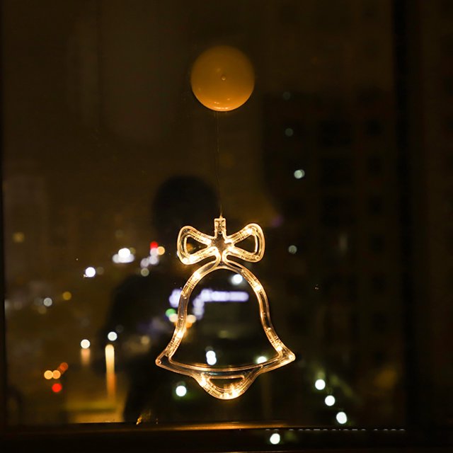 Luz de ventosa de Navidad Luz de hadas de Navidad LED para interior (B)