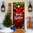 thumbnail image 6 of Christmas Home Decor Christmas Door Curtain 35 X 72 Inch Festive Design For Door Wall Party Christmas Decorations For Home Christmas Door Decor, 6 of 6