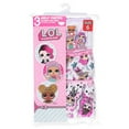 thumbnail image 2 of LOL Surprise Little Girls' 3-Pack Bikini Panties - Pink/Multi, 6, 2 of 2